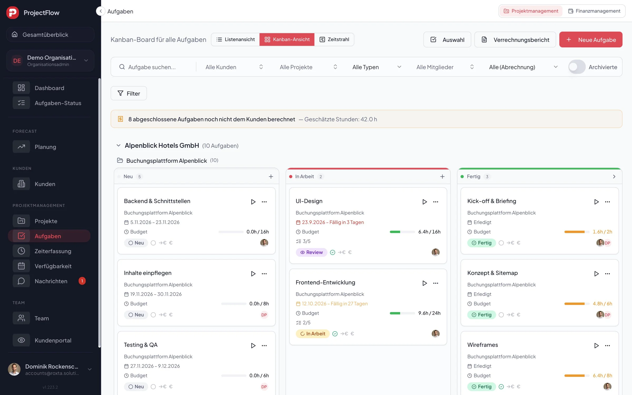 ProjectFlow Kanban
